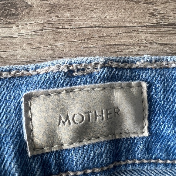 Mother the insider crop Step fray Distressed Light Blue Jeans - Picture 13 of 16